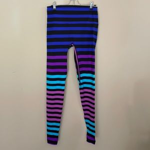 K-Deer long leggings, striped, size XL